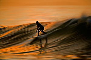 Surfing Encinitas Waves